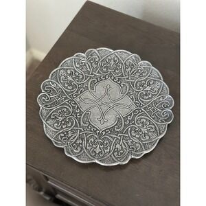 Kimberly McSparran Carson Forevermore 1996 Pewter Metal Charger Plate Celtic 11"